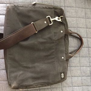 Jack Spade waxwear briefcase